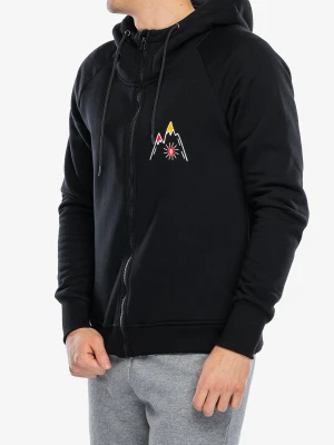 Bluza rozpinana Majesty Mountain Zipped Hoodie - black