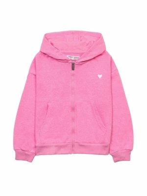 Bluza rozpinana MINOTI różowy melanż
