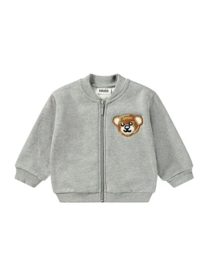 Bluza rozpinana Molo szary melanż
