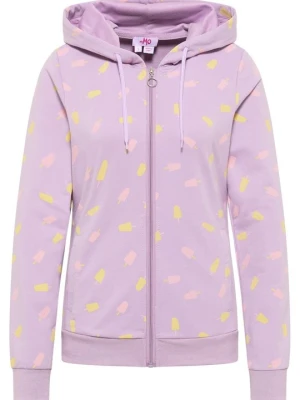 Bluza rozpinana MYMO fioletowy melanż