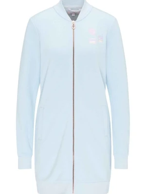 Bluza rozpinana MYMO jasnoniebieski melanż