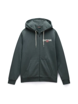Bluza rozpinana Napapijri zieleń butelkowa