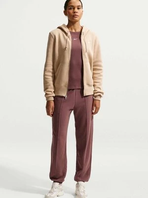 Bluza rozpinana Nike beżowy