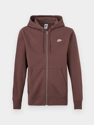 Bluza rozpinana Nike ciemnobrązowy
