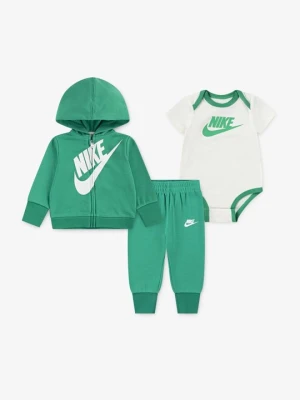 Bluza rozpinana Nike ciemnozielony