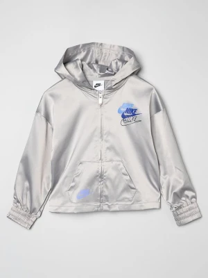 Bluza rozpinana Nike metaliczny szary