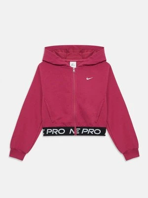 Bluza rozpinana Nike jagodowy