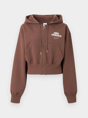 Bluza rozpinana Nike brązowy
