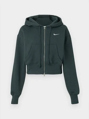 Bluza rozpinana Nike zieleń butelkowa