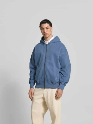Bluza rozpinana o kroju oversized z bawełny ANNARR Niebieski