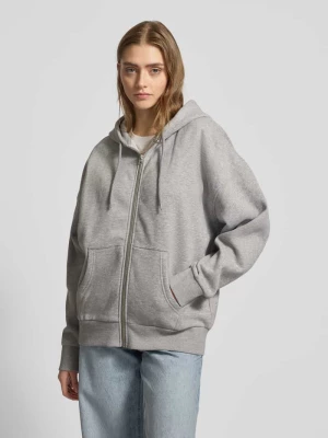 Bluza rozpinana o kroju oversized z bocznymi, wpuszczanymi kieszeniami Review