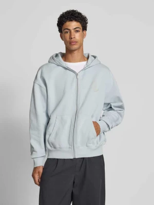 Bluza rozpinana o kroju oversized z mieszanki bawełny model „Nuevo” Pegador