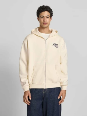Bluza rozpinana o kroju oversized z wyhaftowanym logo Karl Kani