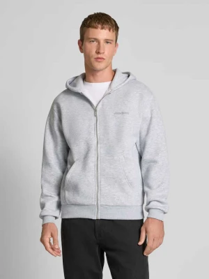 Bluza rozpinana o kroju regular fit z aplikacją z logo REVIEW