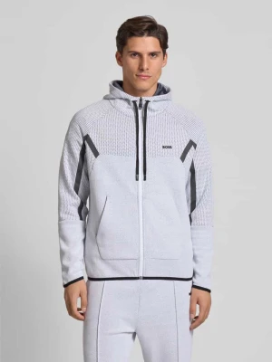 Bluza rozpinana o kroju regular fit z bawełną BOSS Green