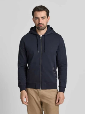 Bluza rozpinana o kroju regular fit z czystej bawełny Marc O'Polo Granatowy