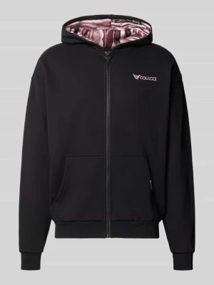 bluza rozpinana o kroju regular fit z czystej bawełny model 'IKARUS' COLUCCI Czarny