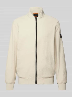 Bluza rozpinana o kroju regular fit z czystej bawełny model ‘LISIMBA’ Boss Orange