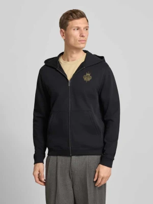 Bluza rozpinana o kroju regular fit z czystej bawełny model ‘ZIXI_CNY’ Boss