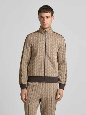 Bluza rozpinana o kroju regular fit z dodatkiem bawełny Lacoste