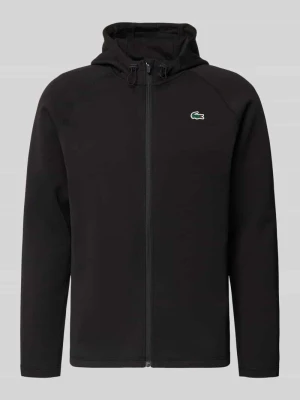 Bluza rozpinana o kroju regular fit z dodatkiem bawełny Lacoste Sport