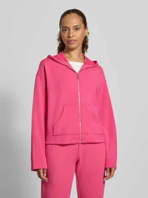 bluza rozpinana o kroju regular fit z dodatkiem modalu Christian Berg Fuksjowy