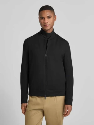 Bluza rozpinana o kroju regular fit z dodatkiem wiskozy model ‘Cross’ CINQUE