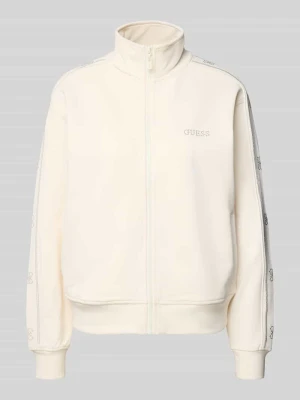 Bluza rozpinana o kroju regular fit z dodatkiem wiskozy model ‘Octavia’ Guess Activewear