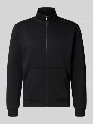 bluza rozpinana o kroju regular fit z domieszką bawełny model 'Bradley' Jack&Jones Czarny