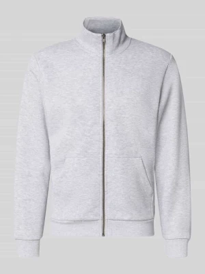 bluza rozpinana o kroju regular fit z domieszką bawełny model 'Bradley' Jack&Jones Jasnoszary melanż