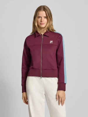 Bluza rozpinana o kroju regular fit z elastycznymi wykończeniami Fila