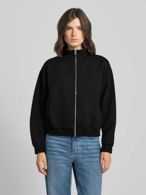 Bluza rozpinana o kroju regular fit z fakturowanym wzorem model ‘DARGIE’ HUGO