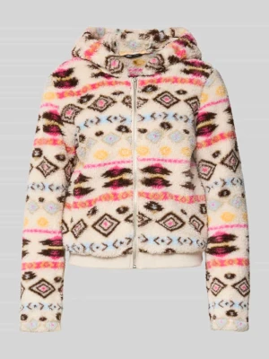 Bluza rozpinana o kroju regular fit z kapturem model ‘ANNA’ Only