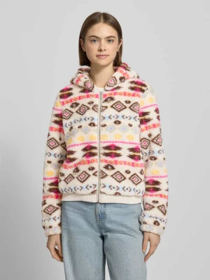 Bluza rozpinana o kroju regular fit z kapturem model ‘ANNA’ Only