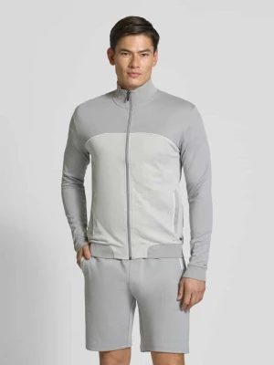 Bluza rozpinana o kroju regular fit z mieszanki bawełny Boss
