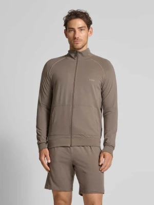 Bluza rozpinana o kroju regular fit z mieszanki bawełny Boss