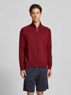 Bluza rozpinana o kroju regular fit z mieszanki bawełny Boss