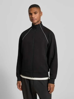 Bluza rozpinana o kroju regular fit z mieszanki bawełny BOSS Green