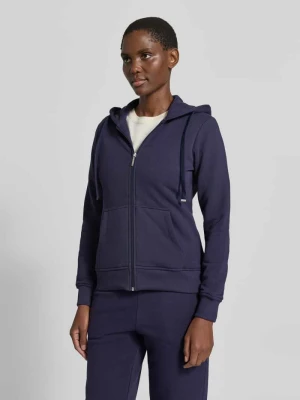 bluza rozpinana o kroju regular fit z mieszanki bawełny Christian Berg Ciemnoniebieski