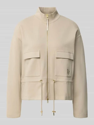 Bluza rozpinana o kroju regular fit z mieszanki bawełny JOOP! Écru