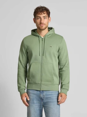 Bluza rozpinana o kroju regular fit z mieszanki bawełny Lacoste