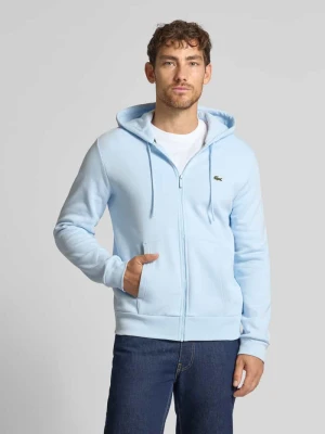 Bluza rozpinana o kroju regular fit z mieszanki bawełny Lacoste