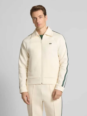 Bluza rozpinana o kroju regular fit z mieszanki bawełny Lacoste
