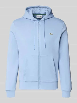 Bluza rozpinana o kroju regular fit z mieszanki bawełny Lacoste