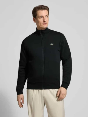 Bluza rozpinana o kroju regular fit z mieszanki bawełny Lacoste