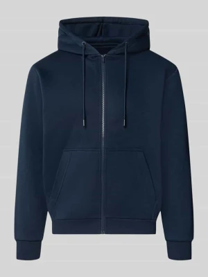 bluza rozpinana o kroju regular fit z mieszanki bawełny model 'BRADLEY' Jack&Jones Ciemnoniebieski