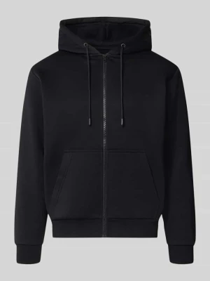 bluza rozpinana o kroju regular fit z mieszanki bawełny model 'BRADLEY' Jack&Jones Czarny