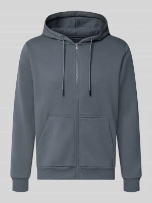 bluza rozpinana o kroju regular fit z mieszanki bawełny model 'BRADLEY' Jack&Jones Niebieski