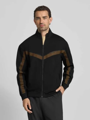 Bluza rozpinana o kroju regular fit z mieszanki bawełny model ‘DINGMOOR’ Hugo Czarny