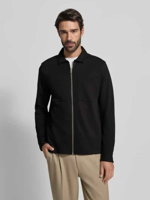 Bluza rozpinana o kroju regular fit z mieszanki bawełny model ‘JACKIE’ Selected Homme